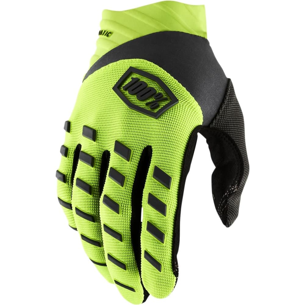 100% Glv Airmatic F Geel/Zwart Sm