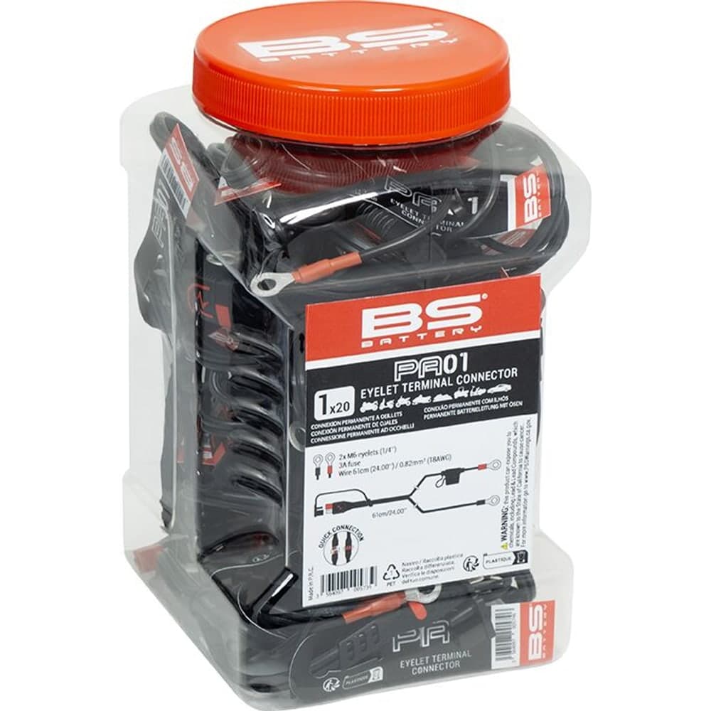 BS Battery Pa-01 Eyelet Connector 20pc Jar