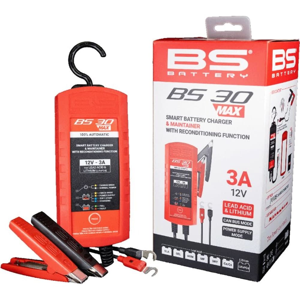 BS Battery Charger Bs30 Max 12v 3a
