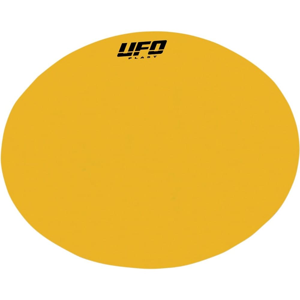 UFO Oval Stickers F Plates Geel