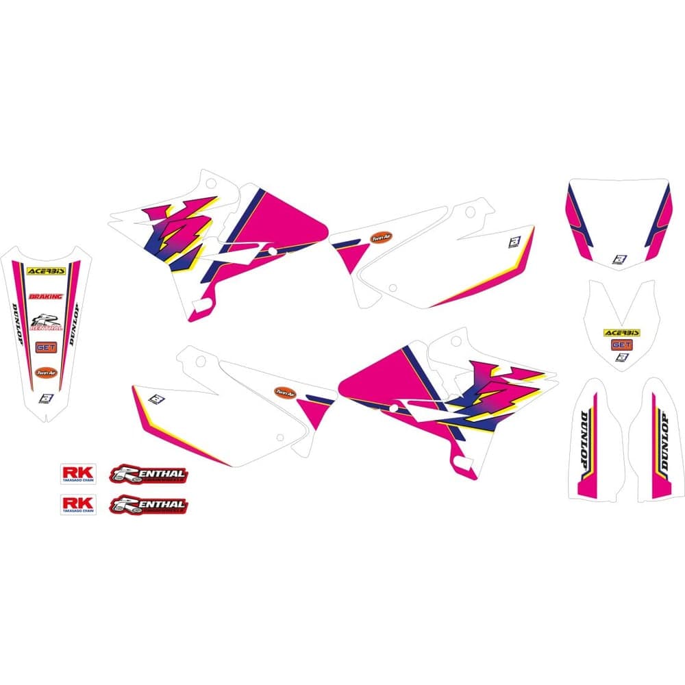 Blackbird Racing Graphic Kit Retro Yz