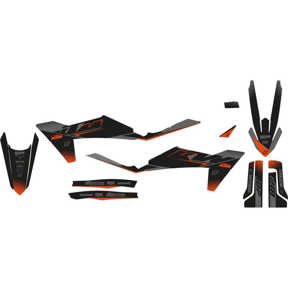 Blackbird Racing Graphic Kit Matblk Ktm