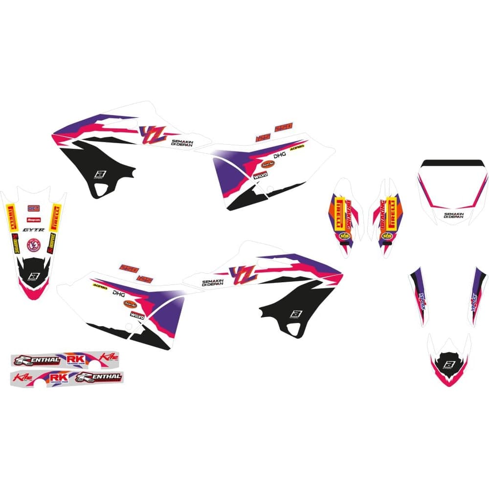 Blackbird Racing Graphic Kit Yz 50th 22-