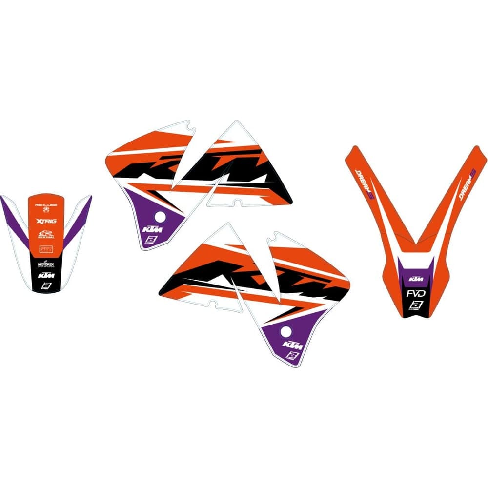 Blackbird Racing Graphic Kit Dream 5 Exc 01-02