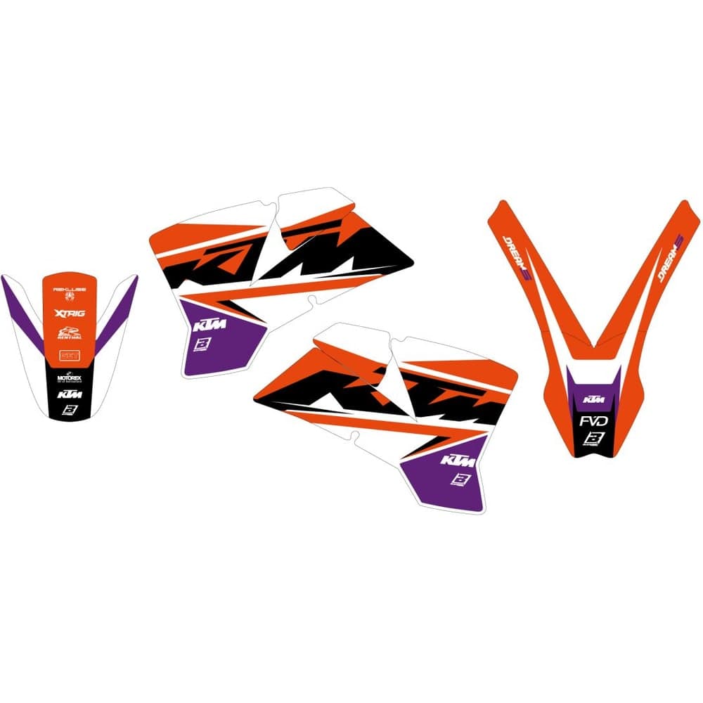 Blackbird Racing Graphic Kit Dream 5 Sx 01-04