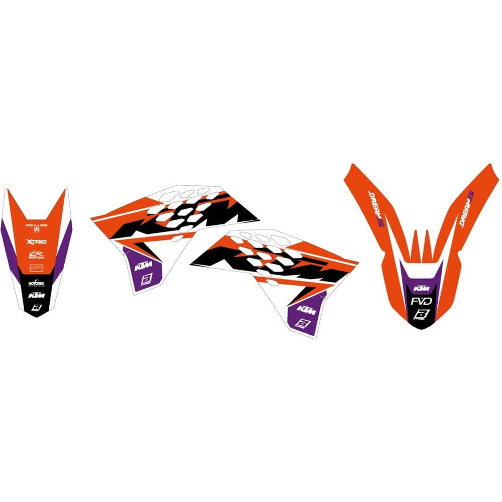 Blackbird Racing Graphic Kit Dream 5 Sx 07-10