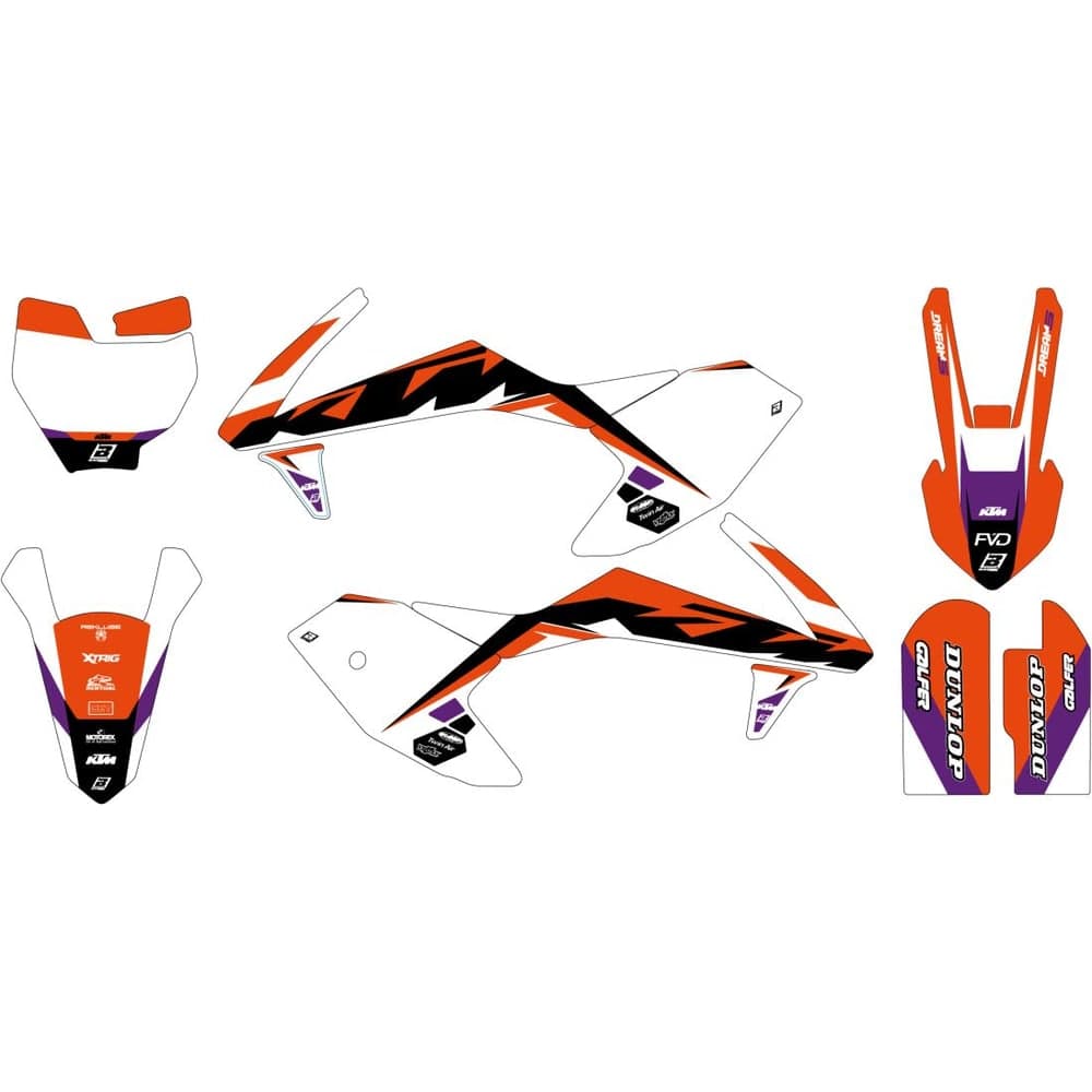 Blackbird Racing Graphic Kit Dream 5 Sx50 16-20