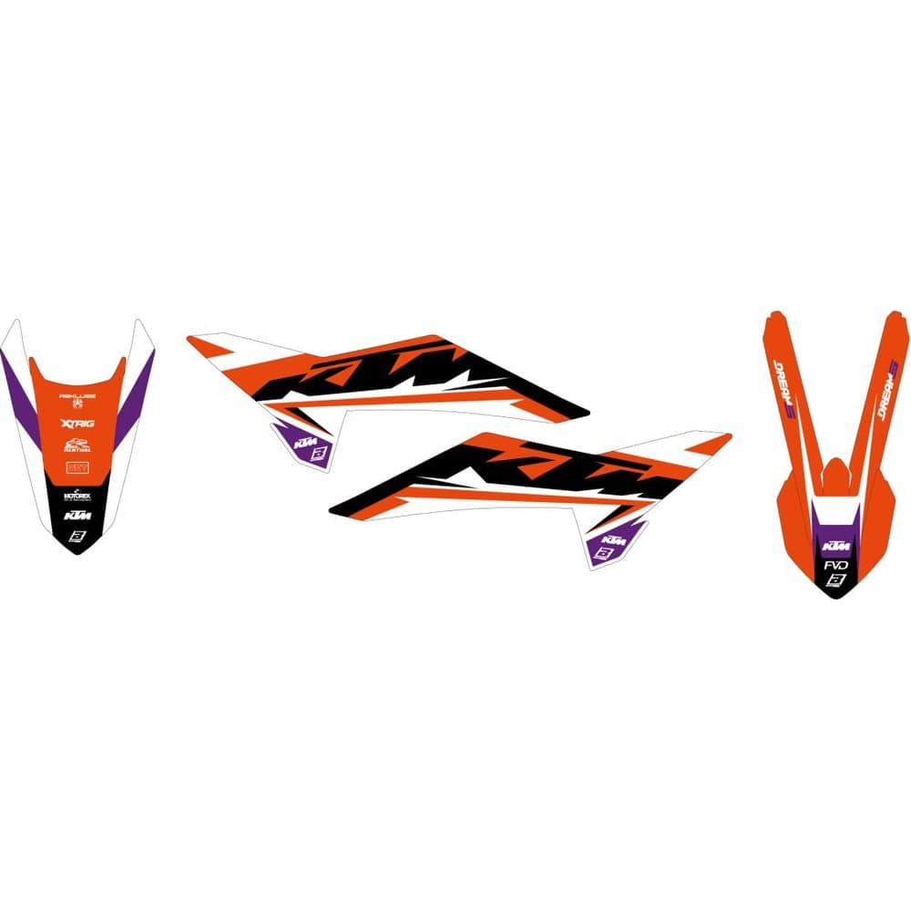 Blackbird Racing Graphic Kit Dream 5 Ktm Sx85 25-
