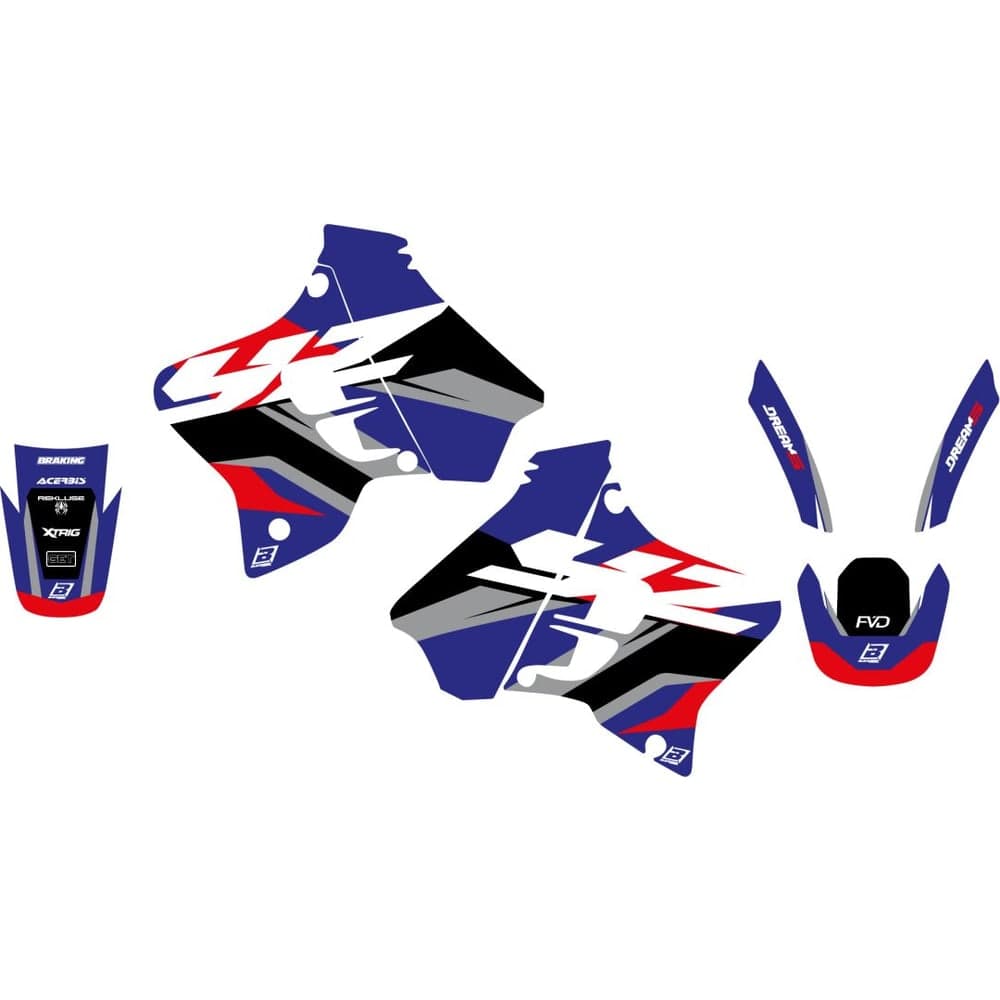 Blackbird Racing Graphic Kit Dream 5 Yz 93-95