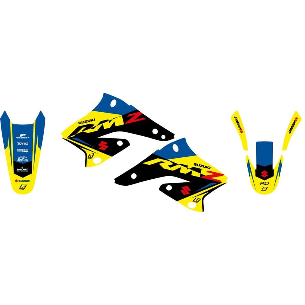 Blackbird Racing Graphic Kit Dream 5 Rmz250 04-06