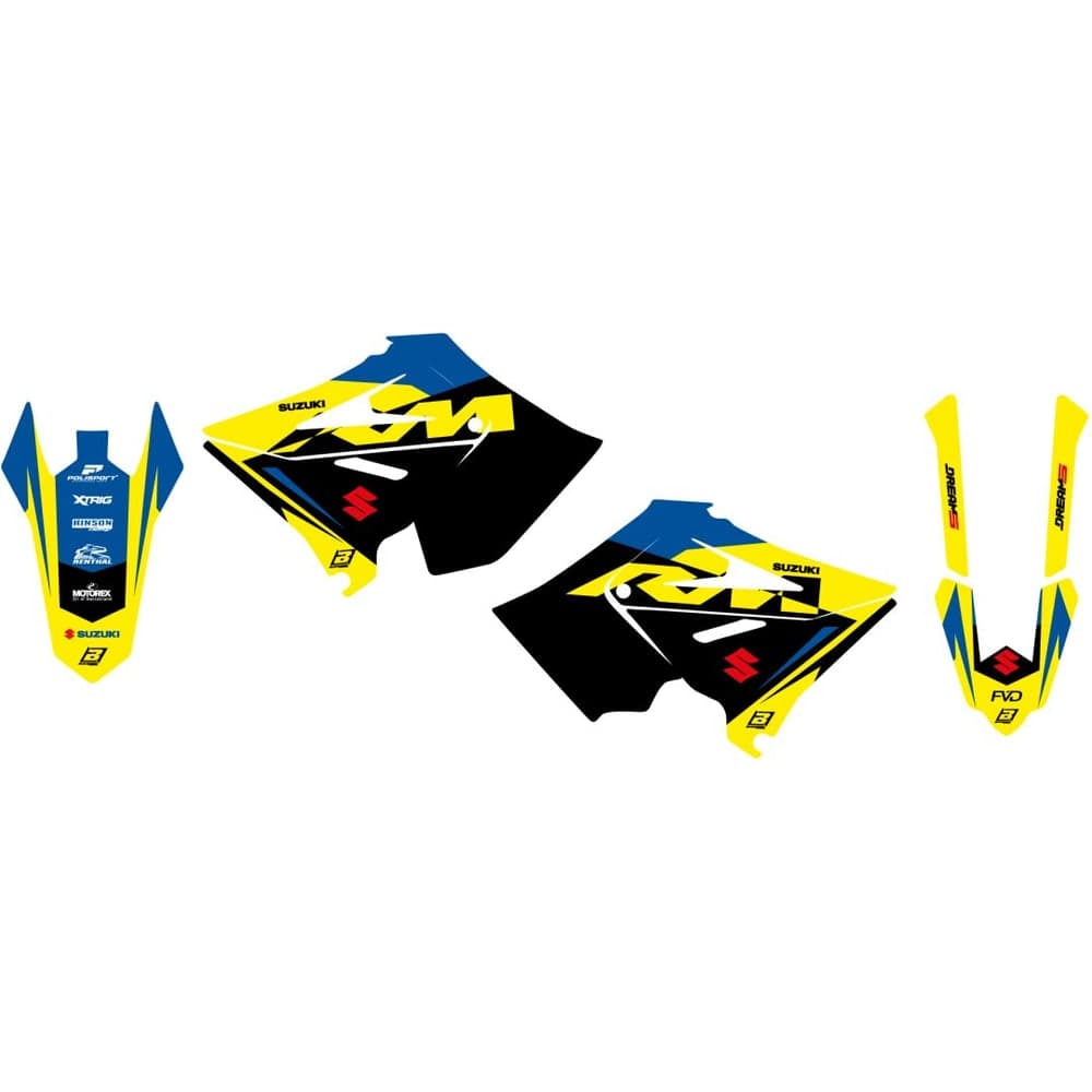 Blackbird Racing Graphic Kit Dream 5 Rm Polisport Restyle