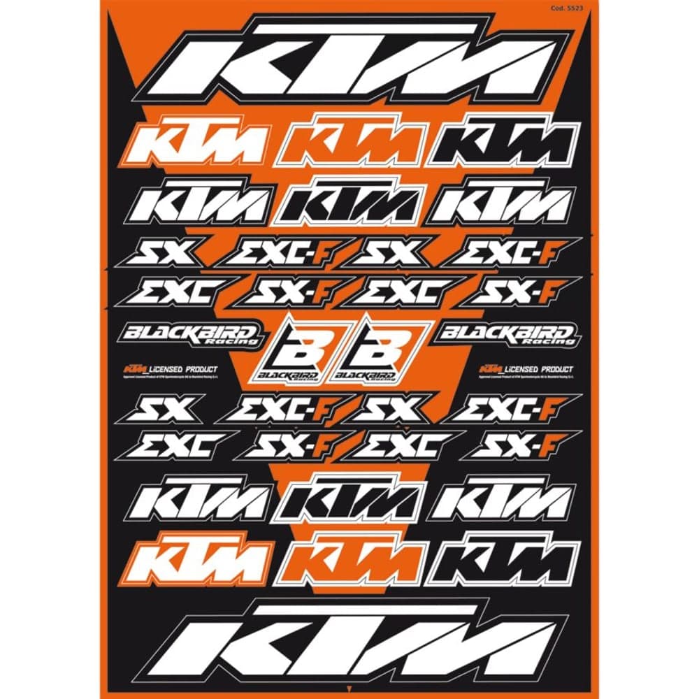 Blackbird Racing Decal Logo Kit Ktm