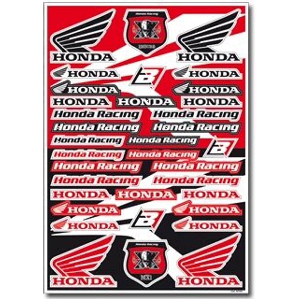 Blackbird Racing Decal Logo Kit Honda Pvc