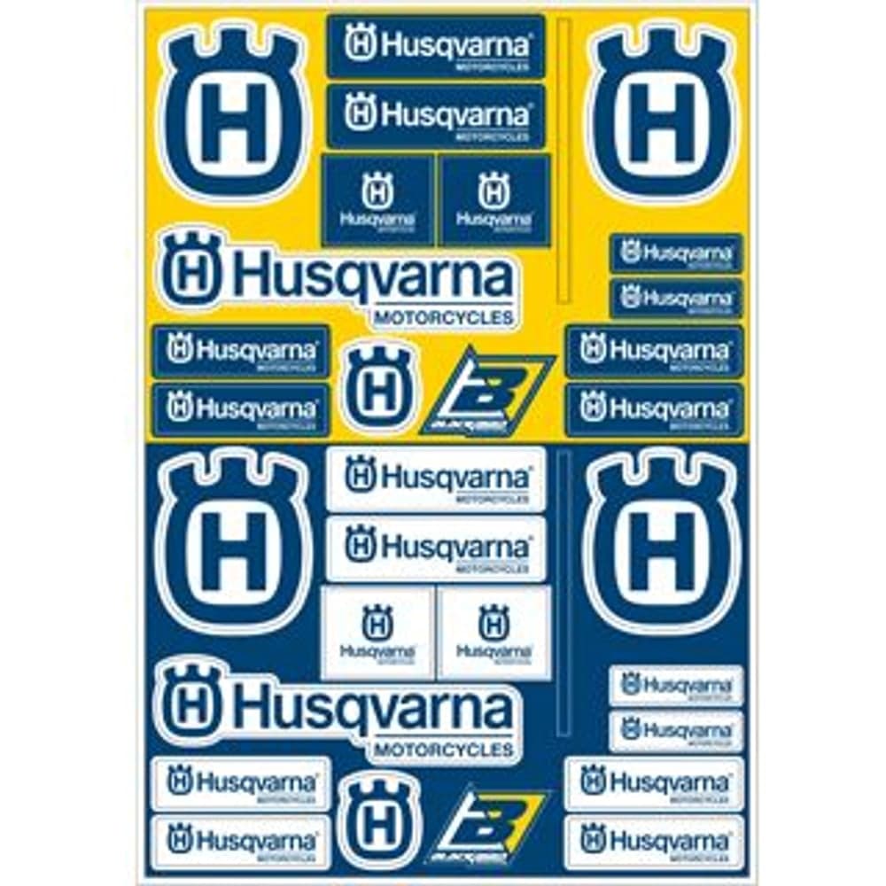 Blackbird Racing Decal Logo Kit Husqvarna Pvc