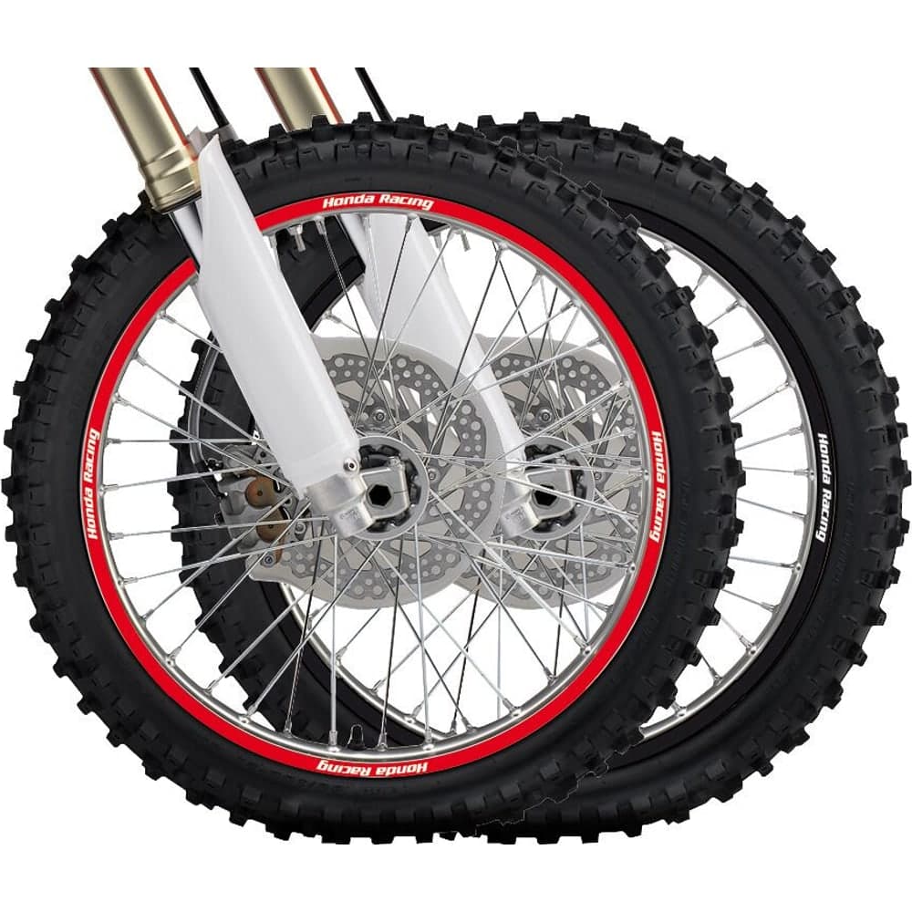 Blackbird Racing Rim Decal Honda Rood