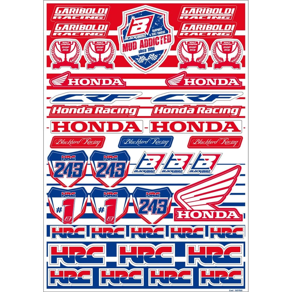 Blackbird Racing Decal Logo Kit Gar Pvc