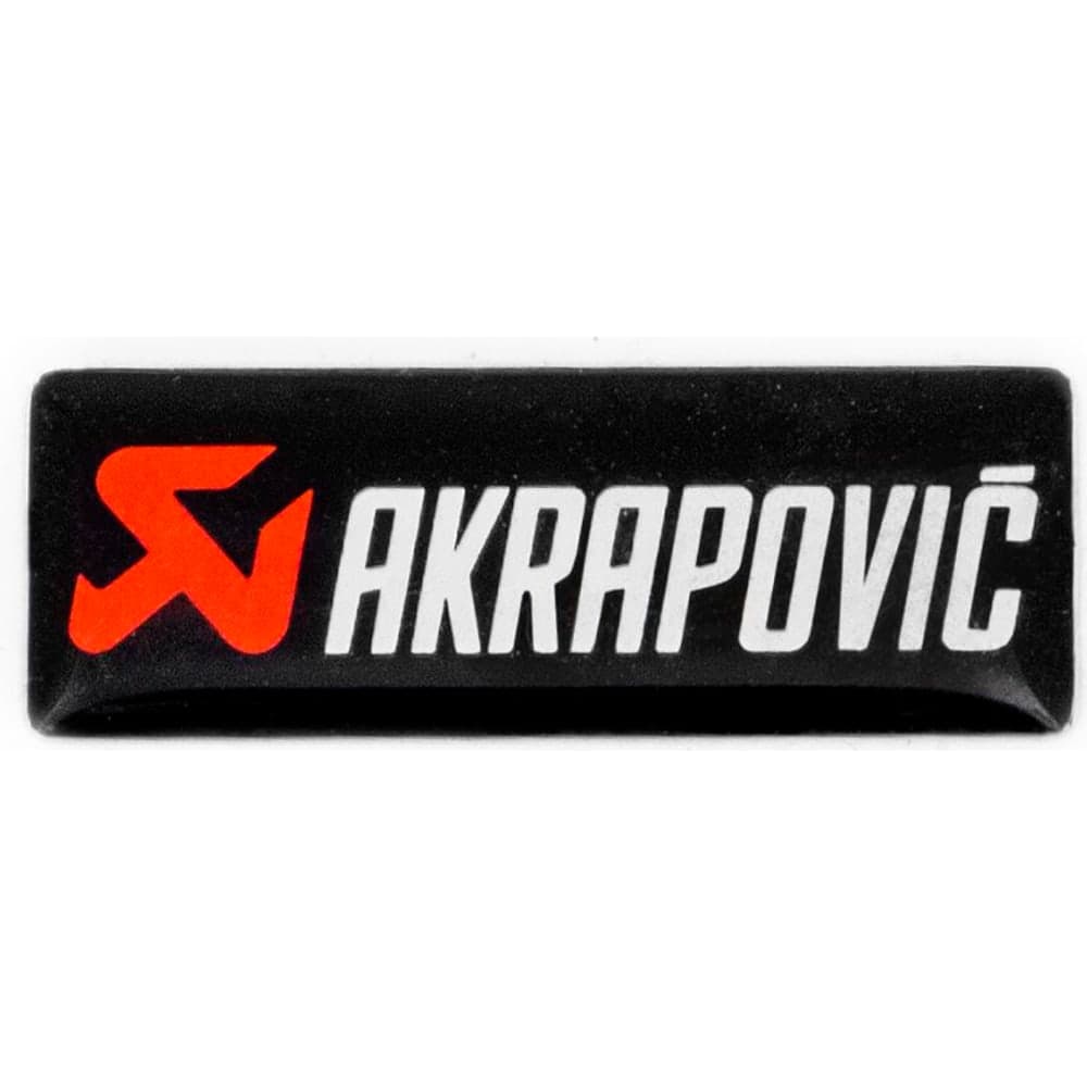 Akrapovic Sticker Gel Zwart 30x11