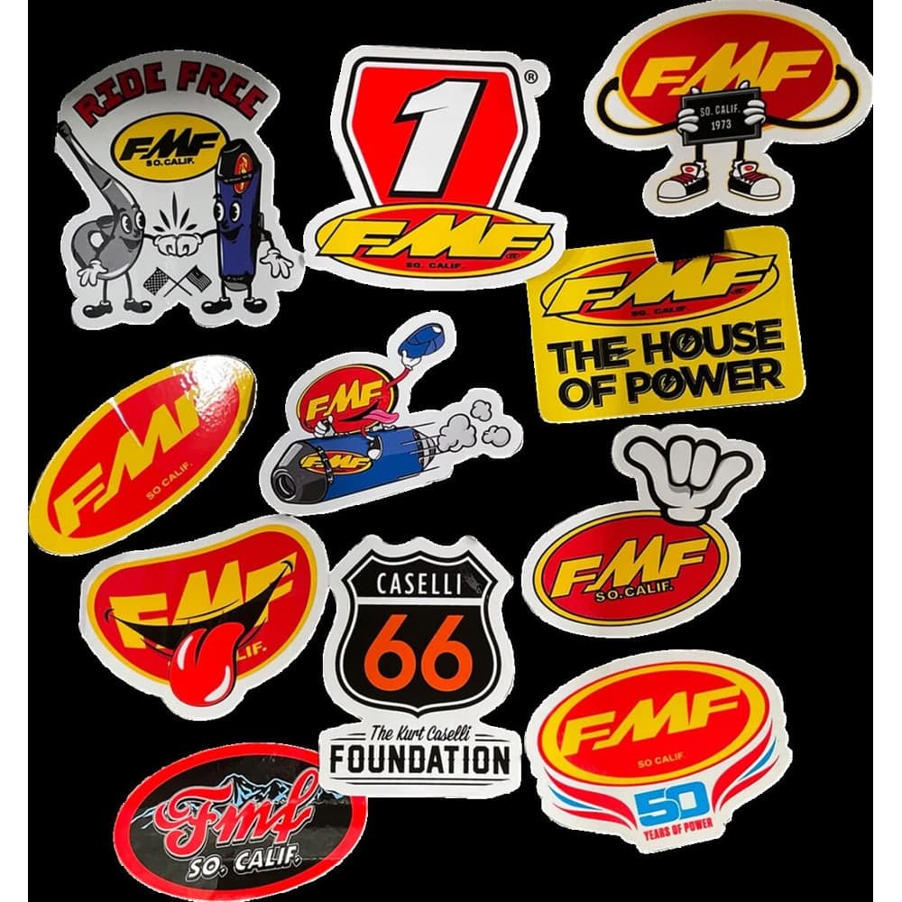 FMF Decal Sticker Pack Go Fast Have Fun