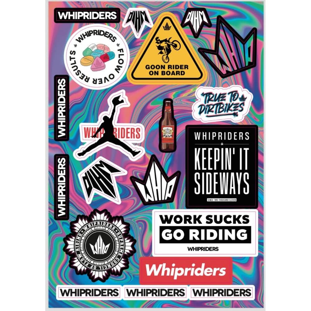 Blackbird Racing Decal Logo Whipriders Sheet