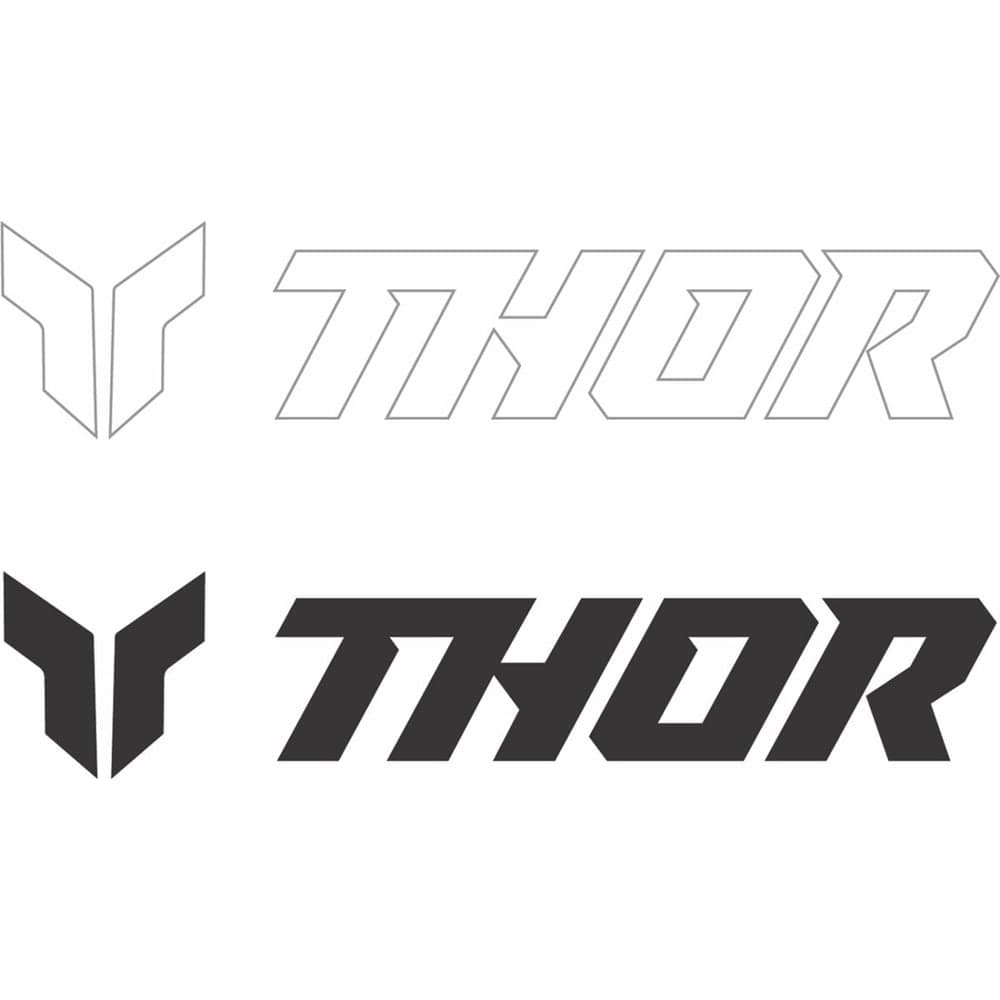 Thor Decal Thor 6pk 9 In Zwart Wit