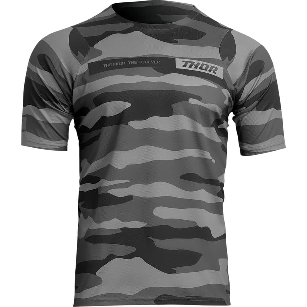 Thor Shirt Asist Ss Camouflage Grijs Xs