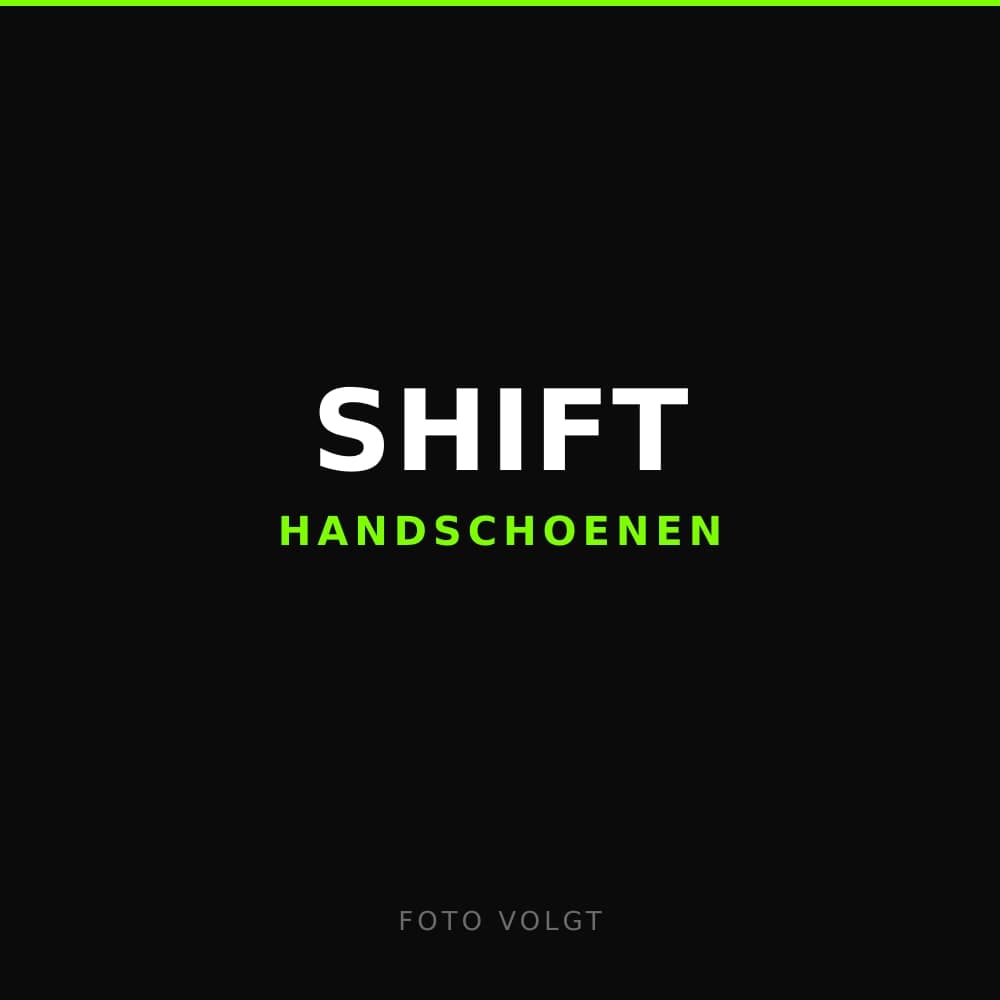 Shift Zwart Label Invisible Handschoen Zwart