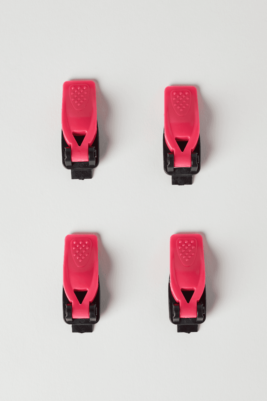 Fox Comp5y/Comp3y Buckle (Sz 1&2) Schwarz/Pink