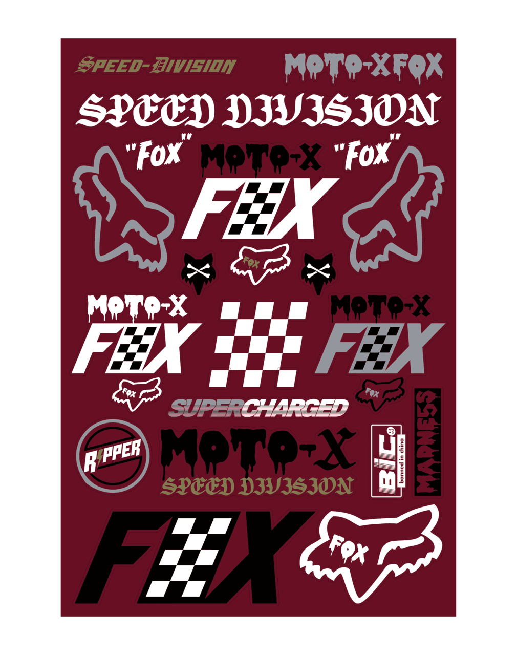 Fox Czar Track Pack Cardinal