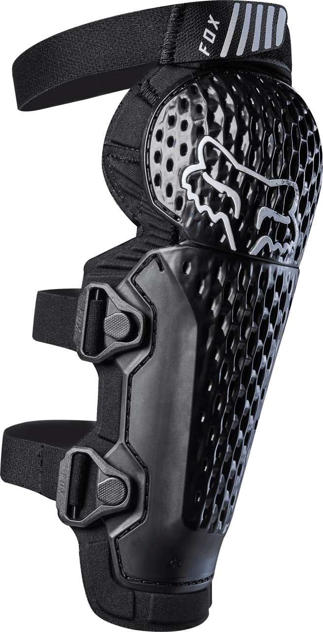 Fox Youth Titan Race Knee Guard, Ce Black