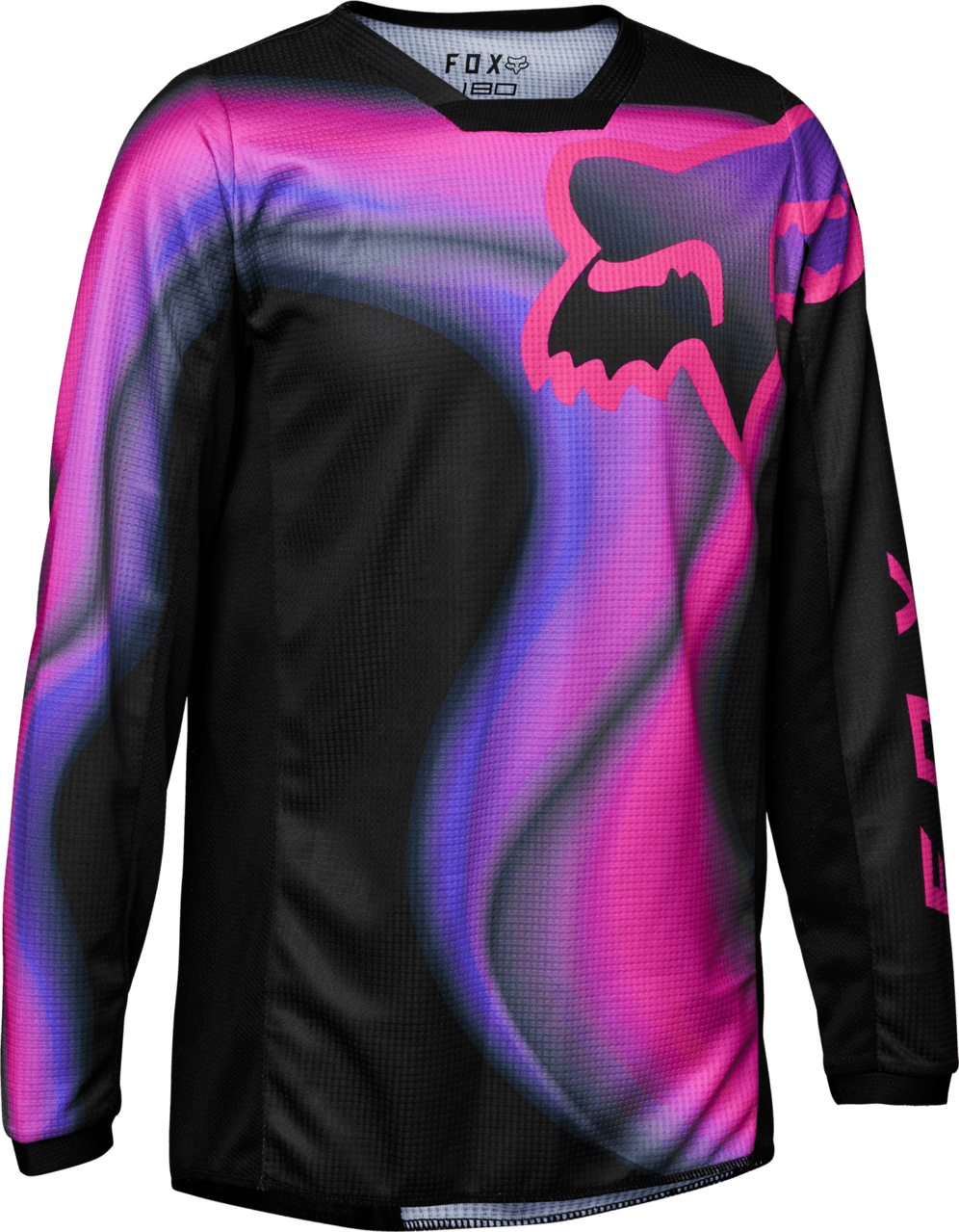 Fox Jeugd Girls 180 Toxsyk Shirt Zwart/Roze