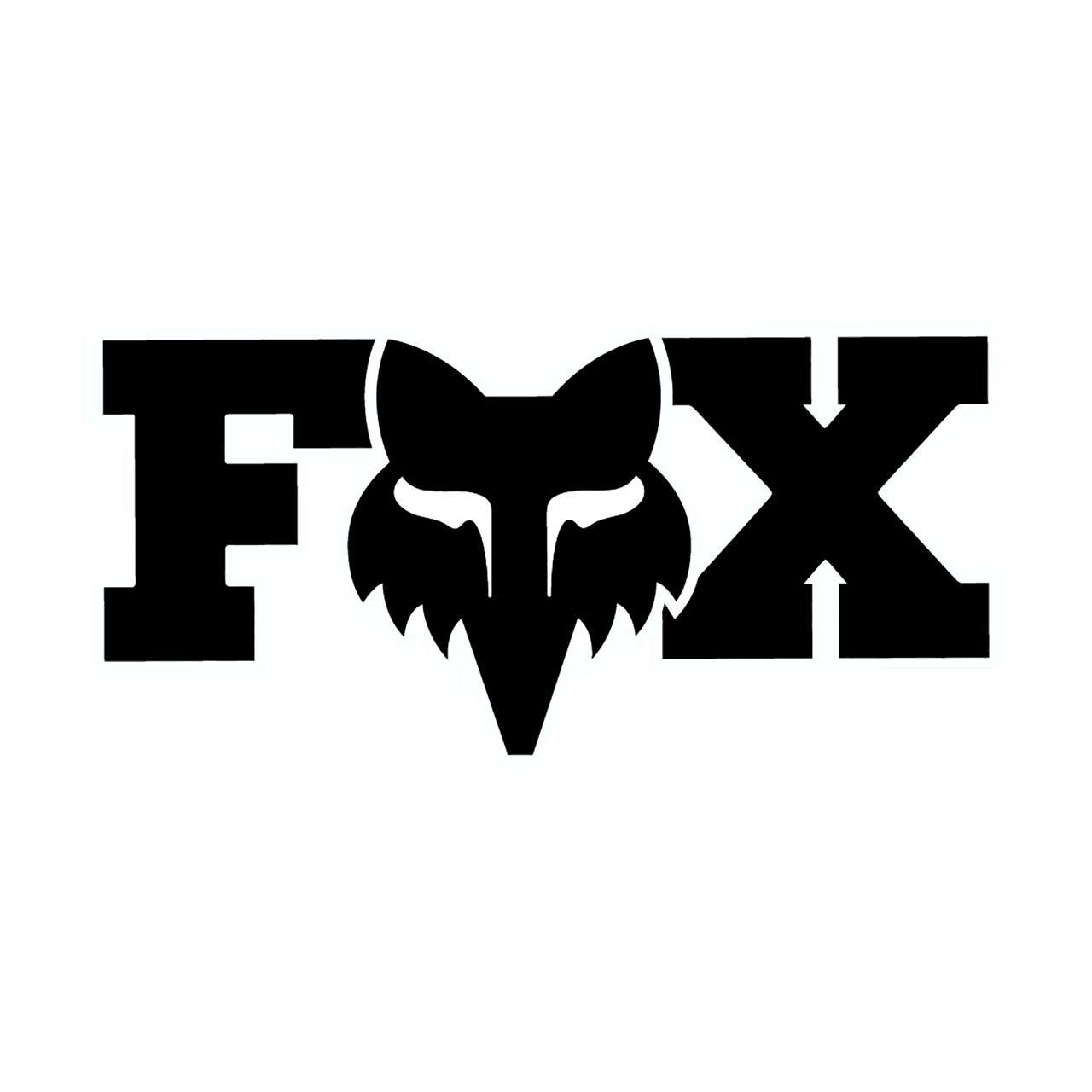 Fox F-Head-X Sticker