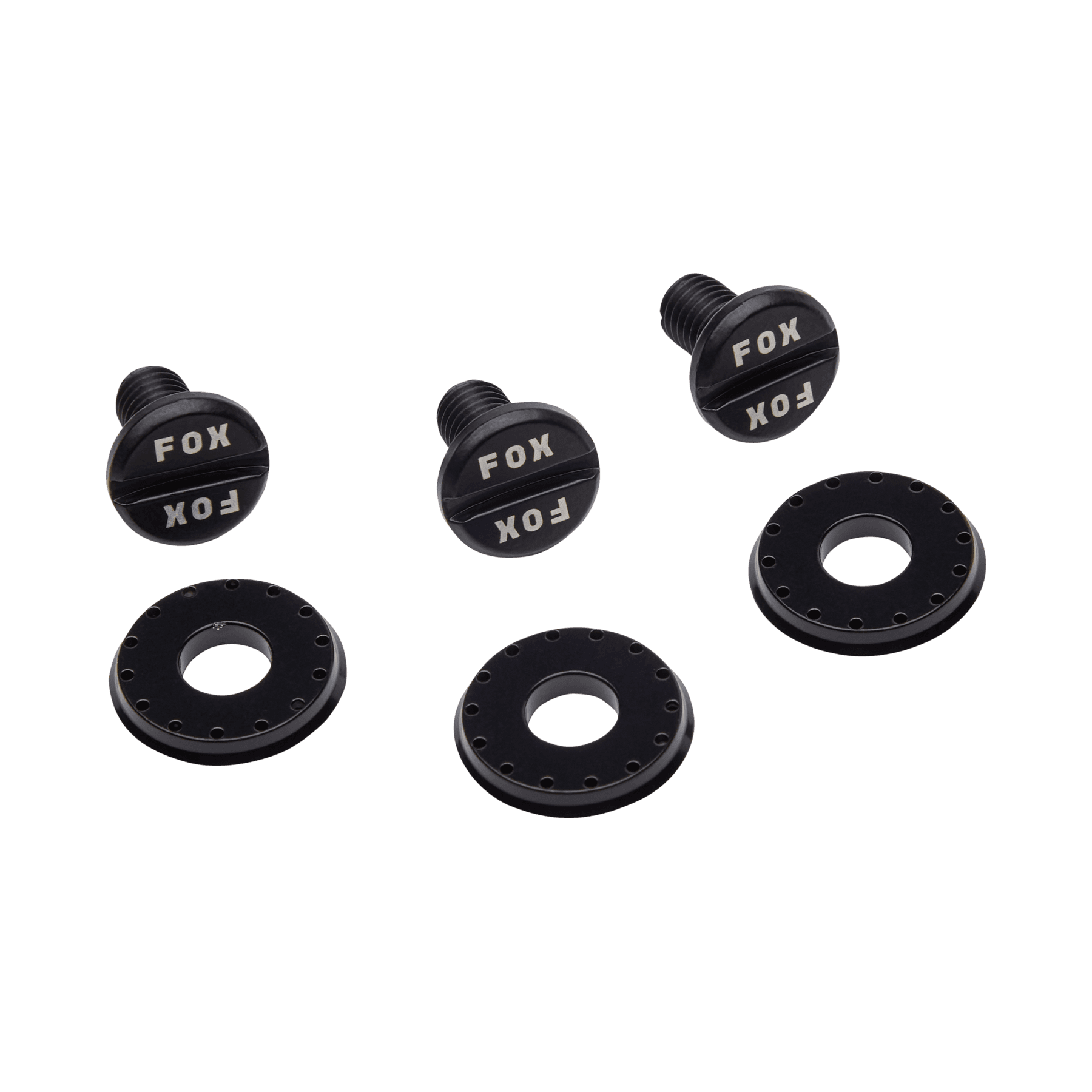 Fox 24 V3 Rs Visor Screw Kit Schwarz