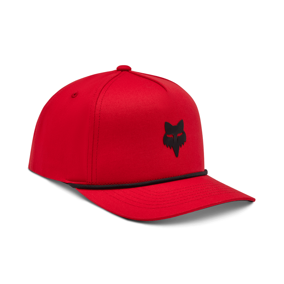 Fox Head Rope Hat Flame Rood