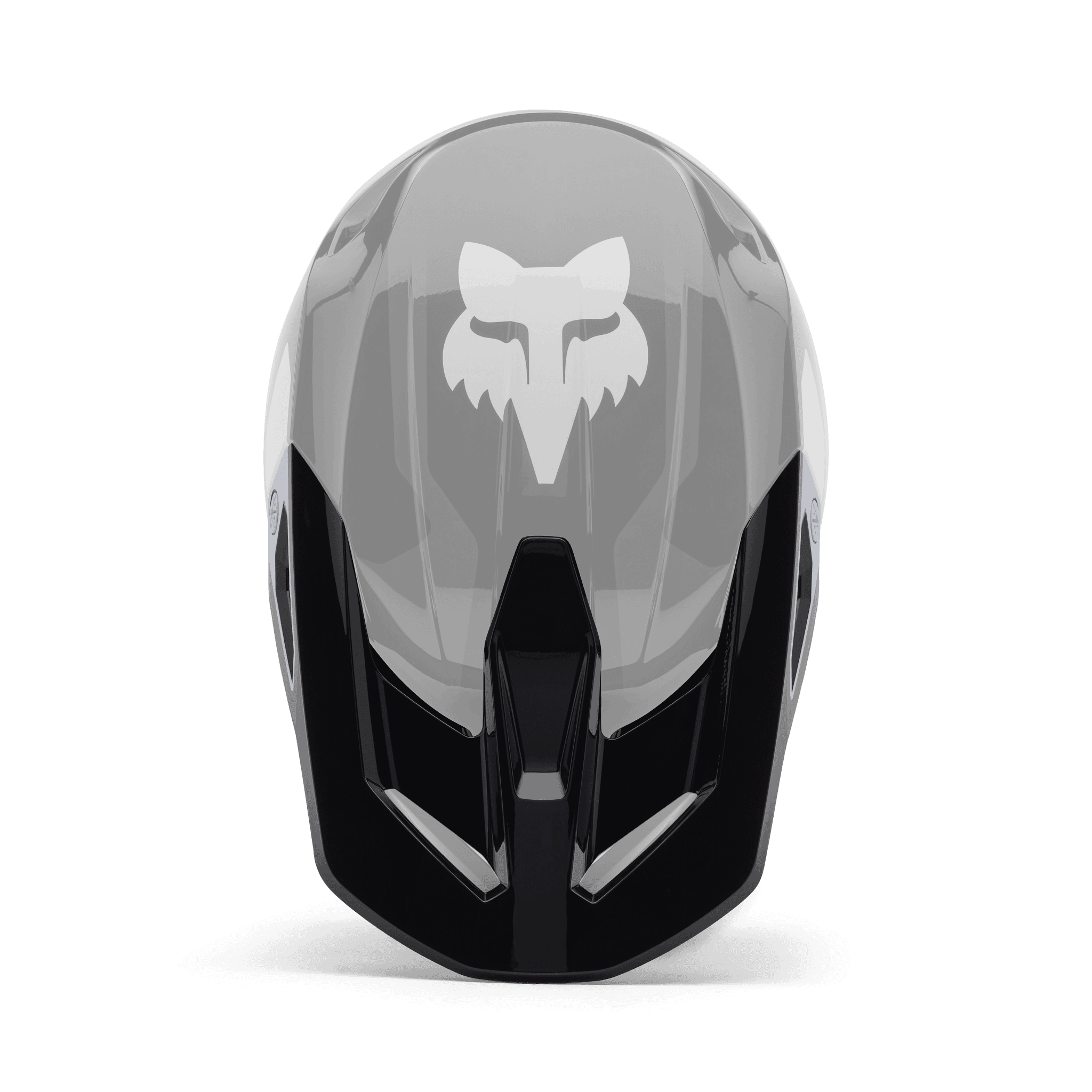 Fox V1 Helmklep - Lean Zwart