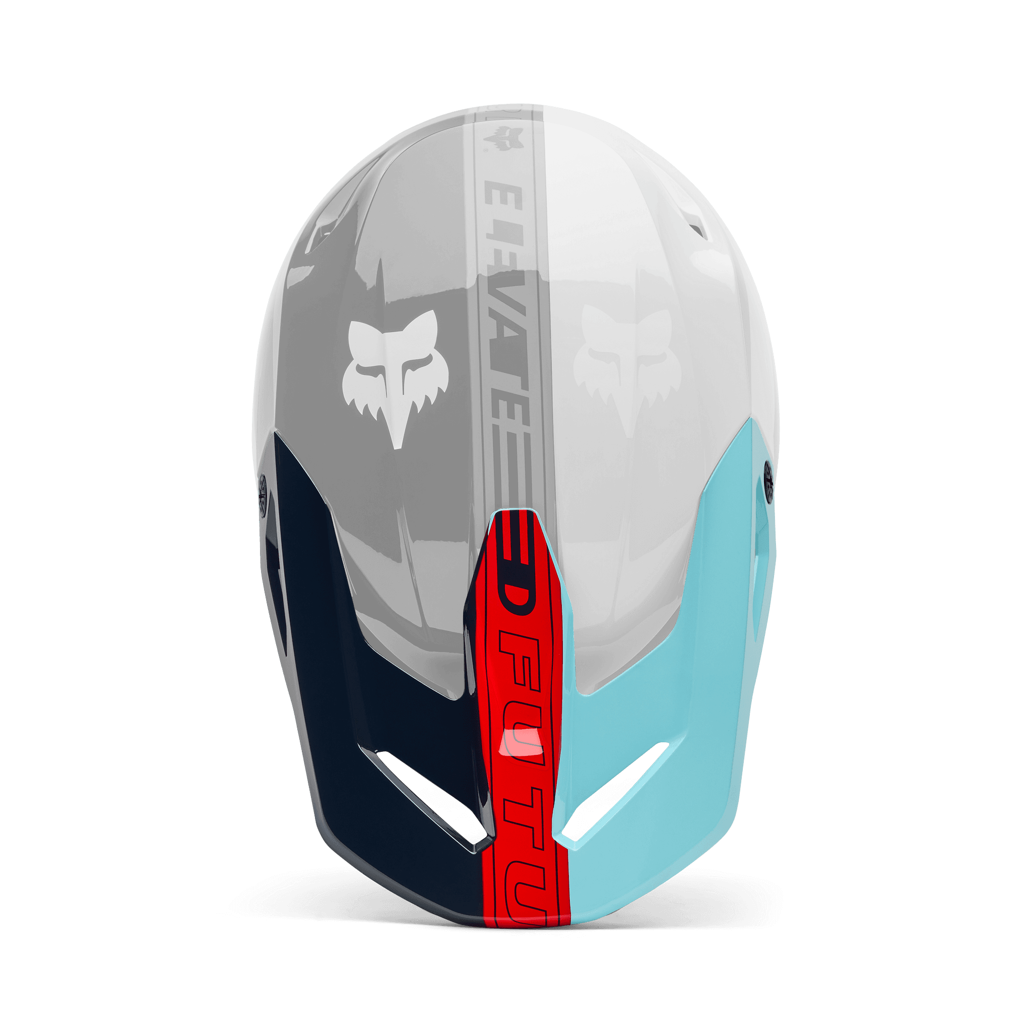 Fox Jeugd V1 Helmklep - Elevated Lichtblauw