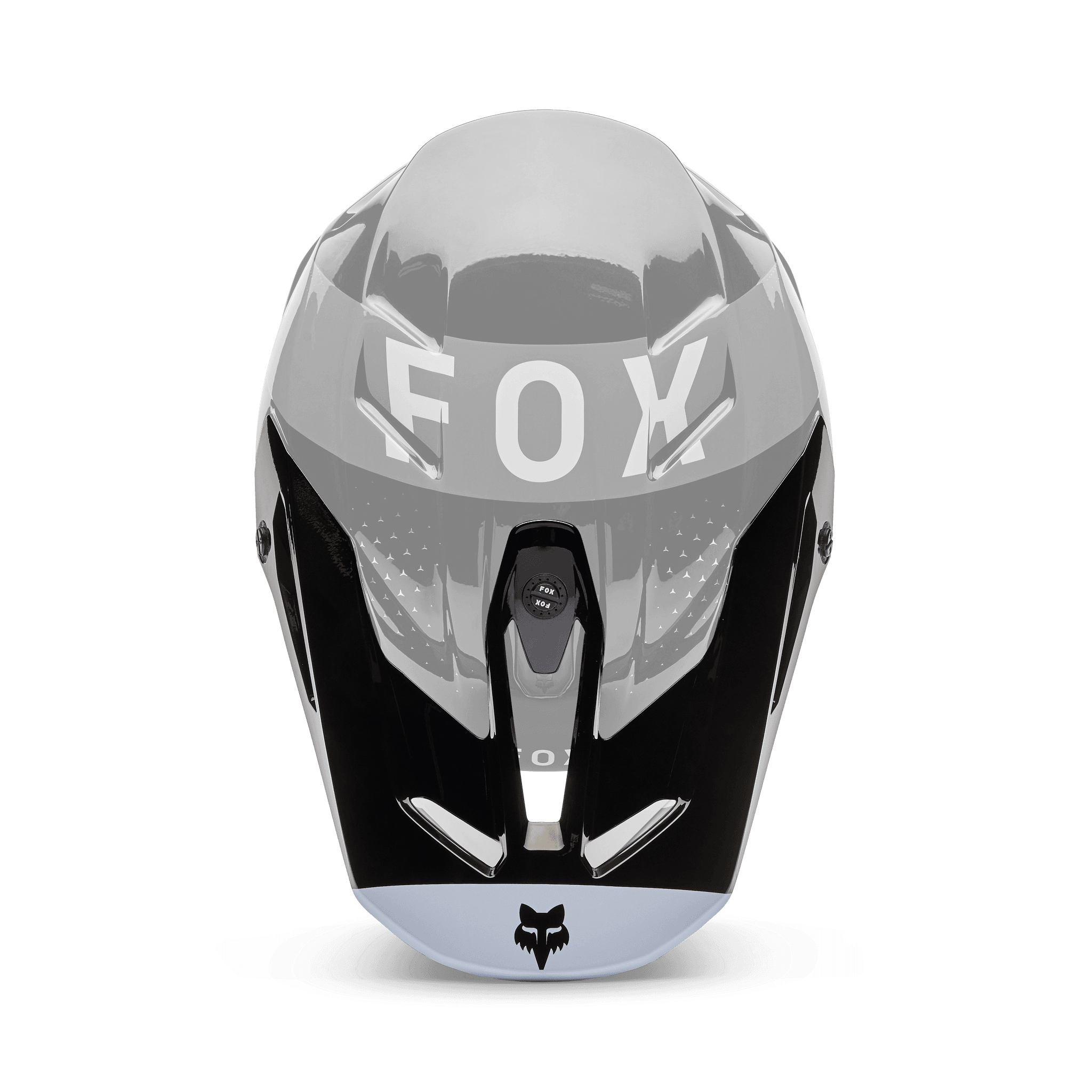 Fox V3 Helmklep - Tine Zwart