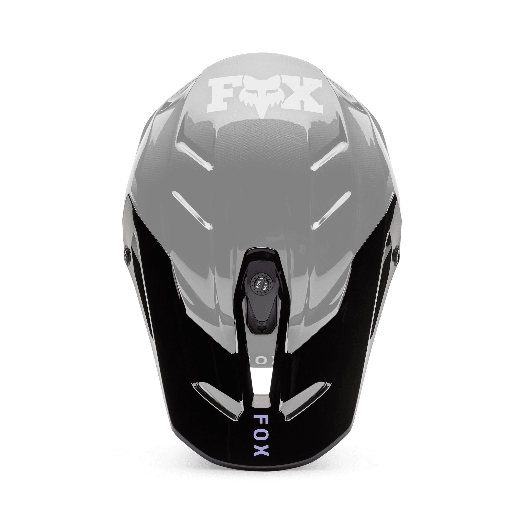 Fox Jeugd V3 Helmklep - Spire Zwart/Paars
