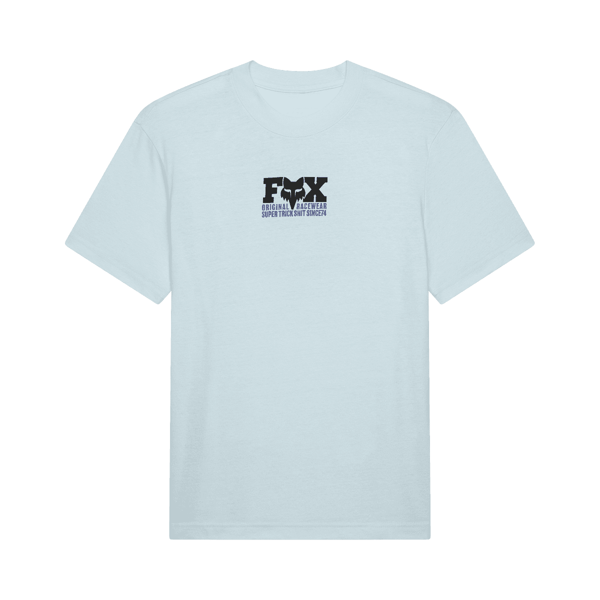 Fox W Rooted Ss Tee Ice Blue