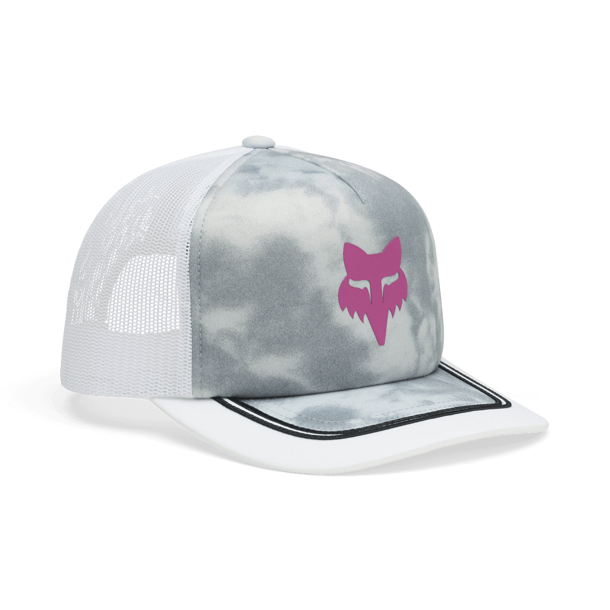 Fox W Rooted Trucker Light Grey