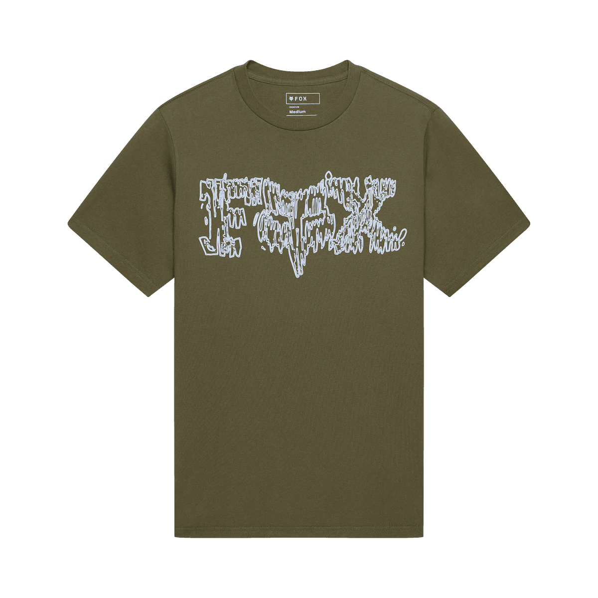 Fox Dustproof 195 Original Ss Tee Olive Groen