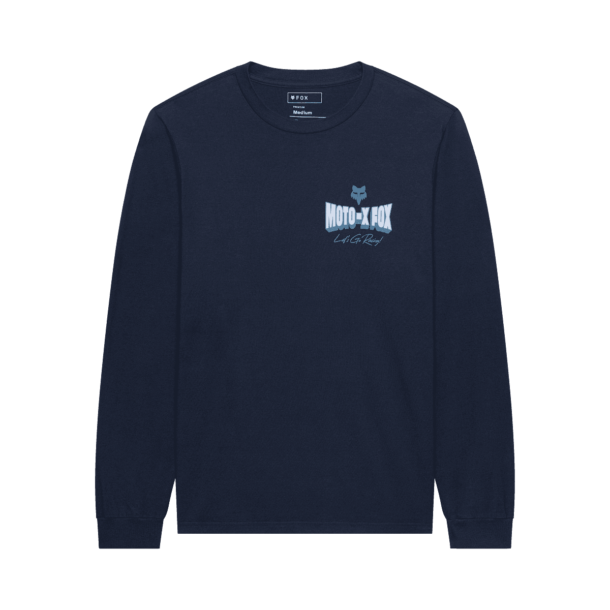 Fox Go Race 195 Original Ls Tee Midnight