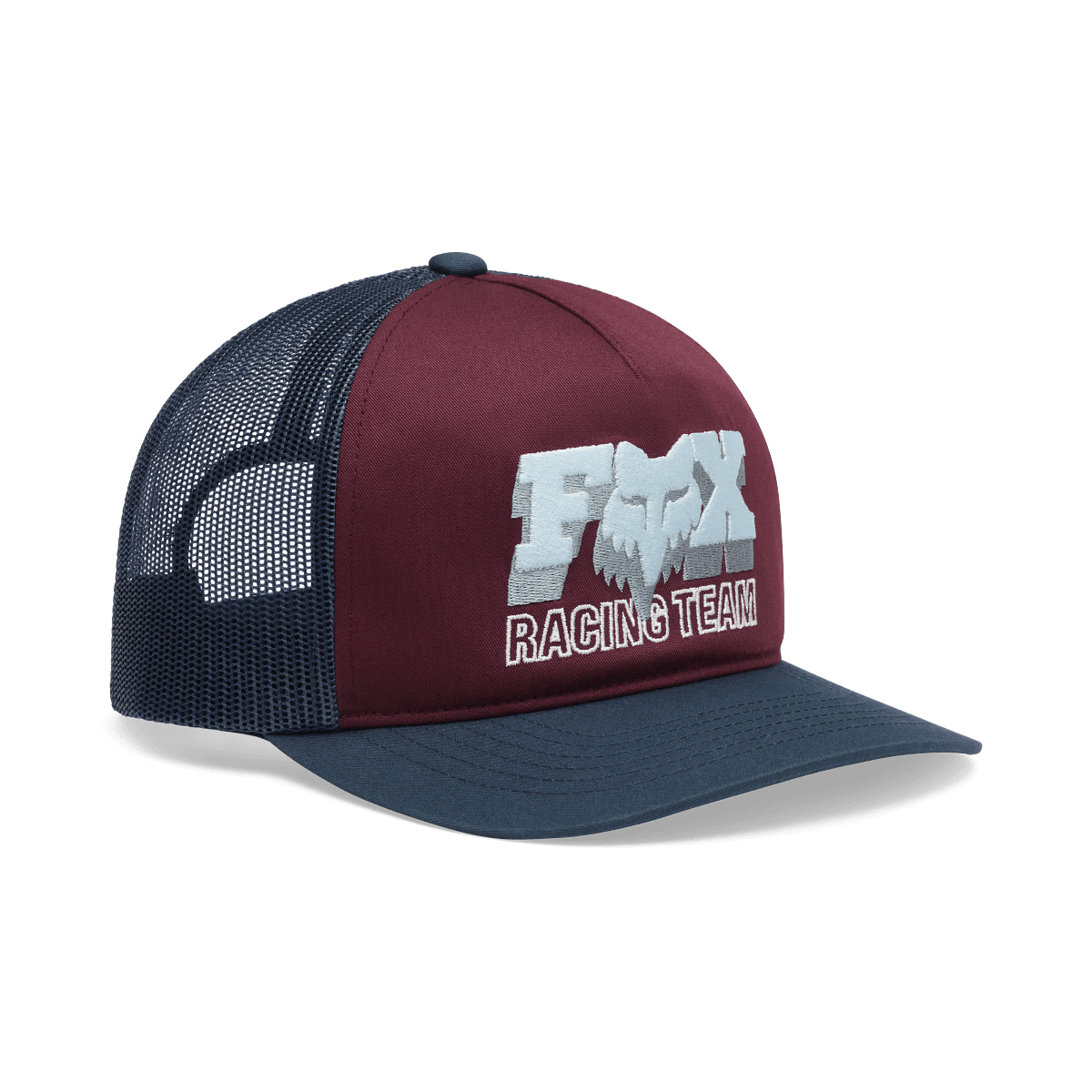 Fox Coldpress Snapback Hat Dark Maroon