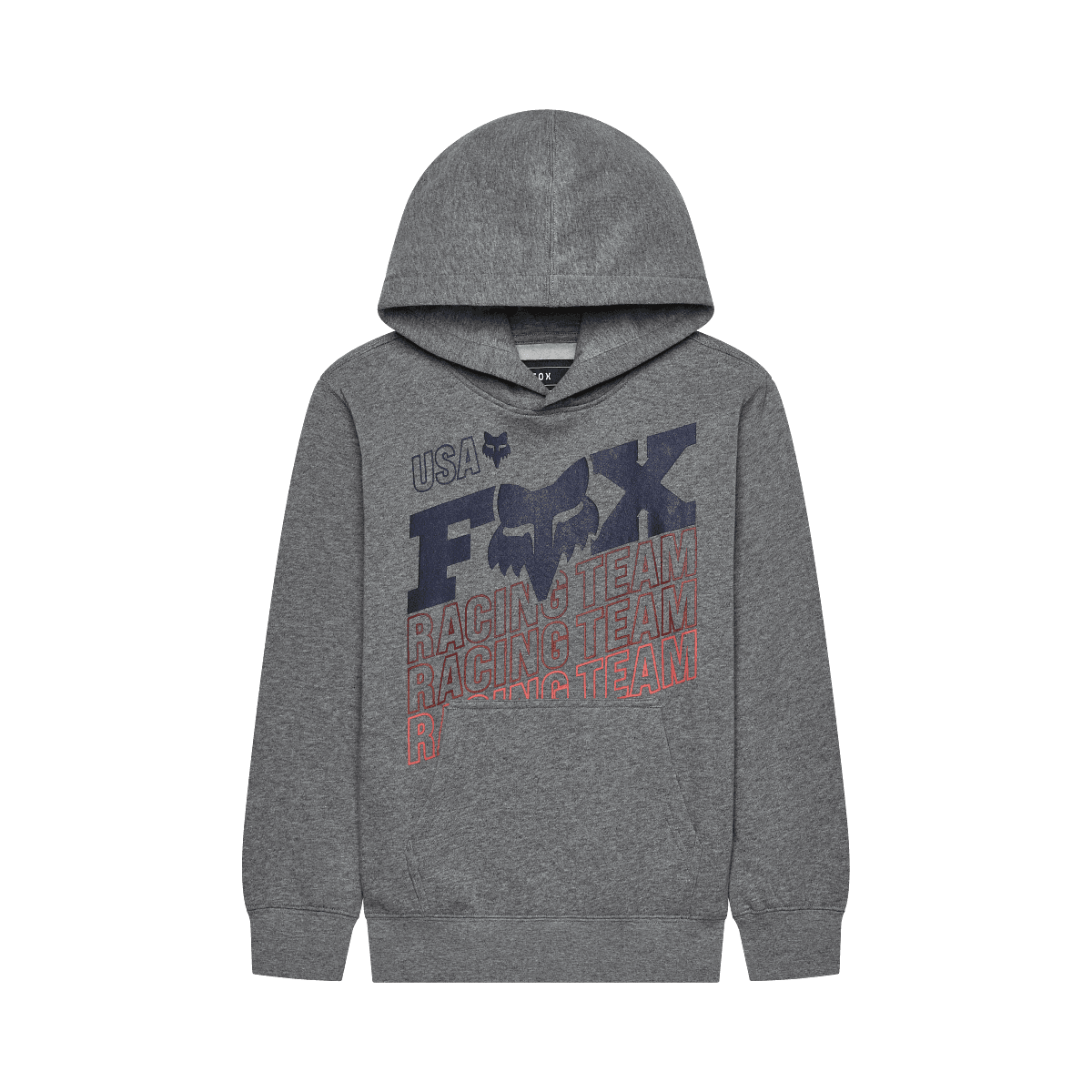 Fox Youth Coldpress Flc Po Heather Graphite