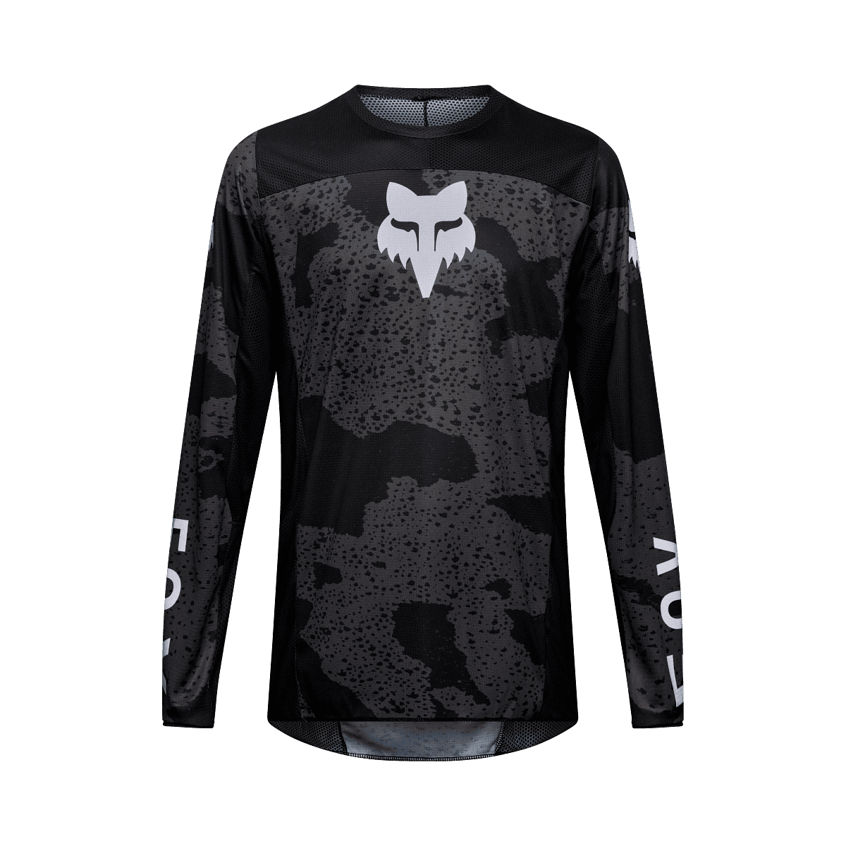 Fox 180 Bnkr Shirt Zwart Camouflage