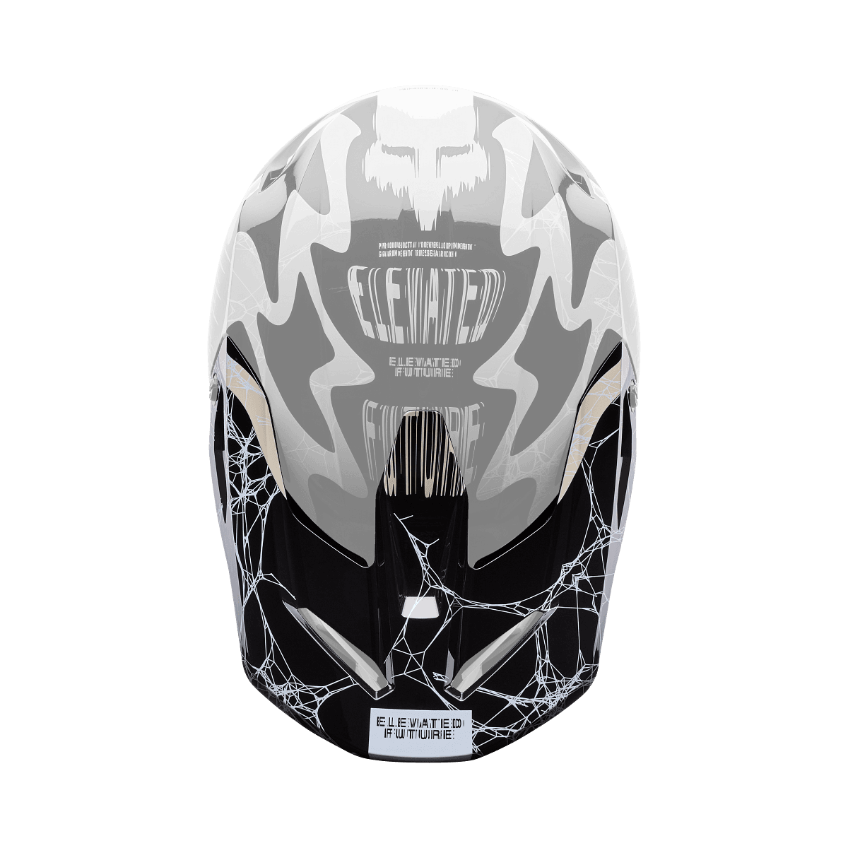 Fox V1 Helmet Visor - Diffuse Se Schwarz