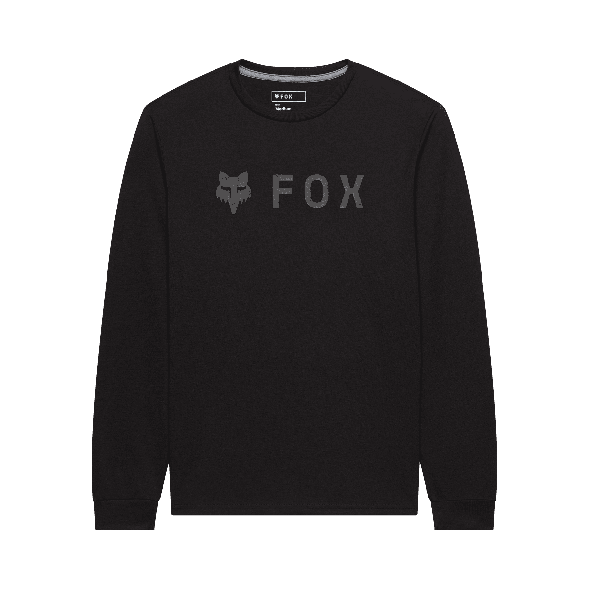 Fox Absolute Original Dri Ls Tee Zwart/Zwart