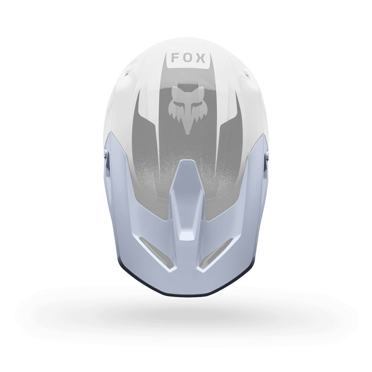 Fox V1 Helmet Visor - Clutch Weiß/Schwarz