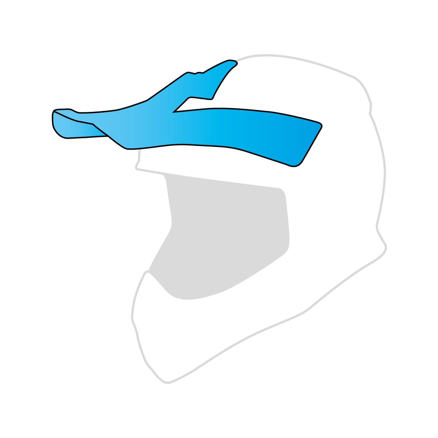 Airoh Peak Aviator 3 Flat Schwarz