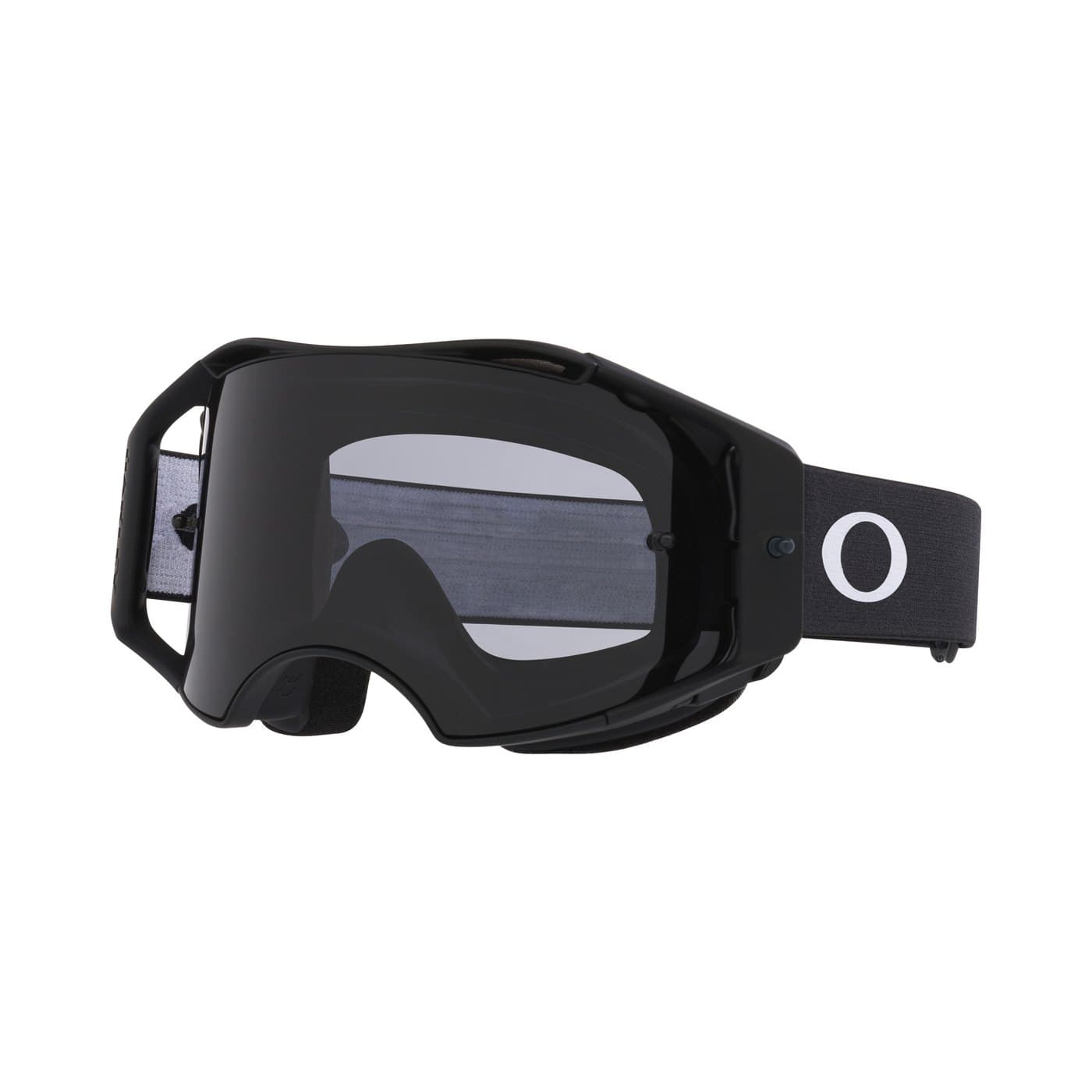 Oakley Crossbril Airbrake Lite MX Mat Zwart w/ Dk Grijs