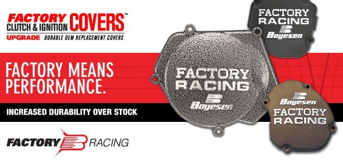 BOYESEN Factory Clutch Cover CR250 02-07